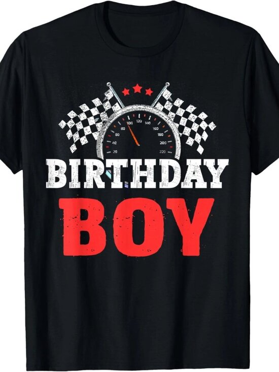Amber Other - Birthday Boy Race Car Racing Car Driver Birthday Crew T-Shirt  251